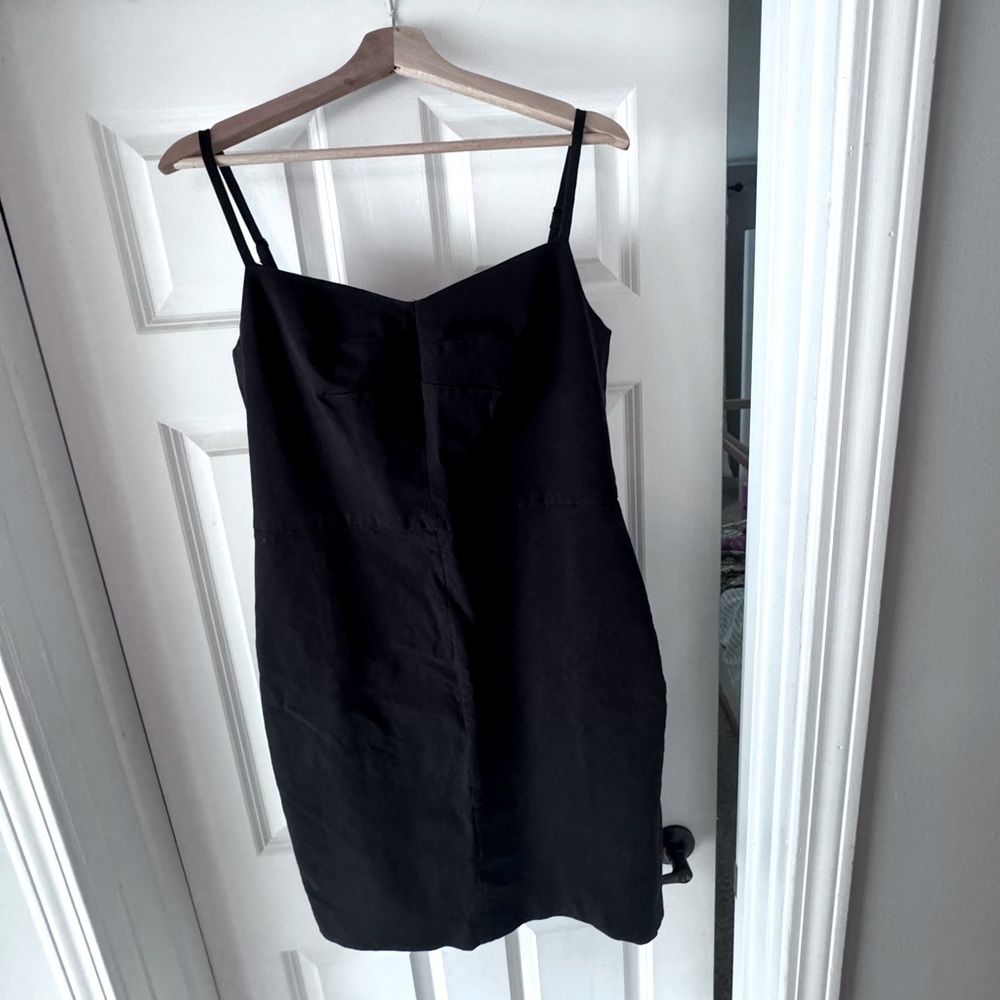 Stretch twill pencil dress